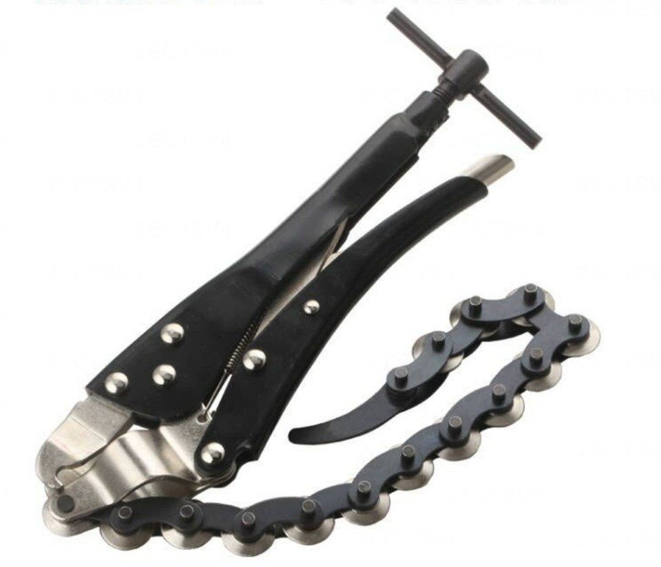Automotive Exhaust Pipe Cutter / Tube Cutter — Heavy-Duty Locking Pliers Style — New-Style Plumbing & Hardware Tool For Auto Repair