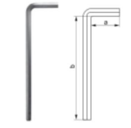 HEX KEY 4MM 1PC Allen KEY FLAT HEAD