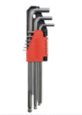 HEX KEY SET W. BALL 9PCS 1.5-10MM LONG