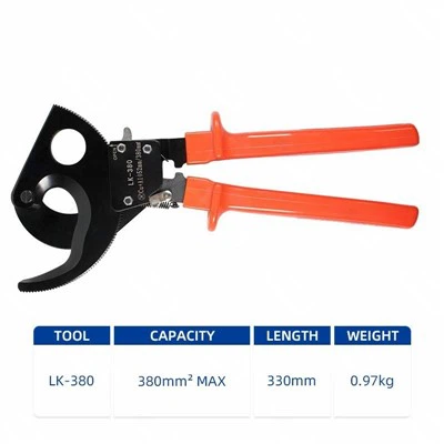 380 Ratcheting Cable Bolt Cutter