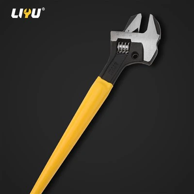 Four-in-one Multifunctional Adjustable Wrench, Pipe Pliers, Sharp Tail, Movable Dual-purpose Knocking, Crowbar, Water Heating Tool, 300mm