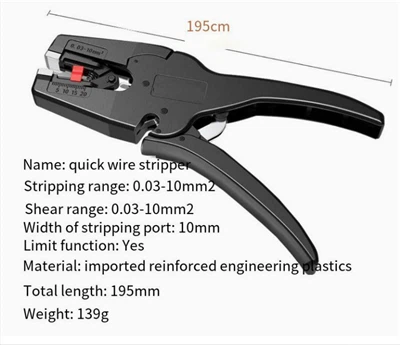 Manual Wire Stripping Crimping Tools Pliers Electrical Tools Multifunctional Automatic Wire Stripping Pliers