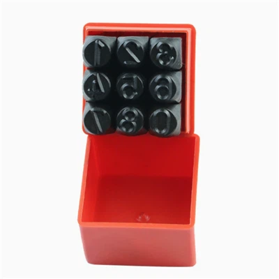 NUMBER STAMPS 9PCS