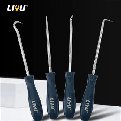 Seal Ring Extractor Oil Seal Lifting Oil Seal Puller O-hook Removal Seal Ring Hook 4-piece Set