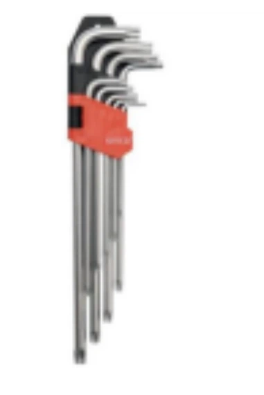 TORX KEY SET 9PCS T10-T50 LONG